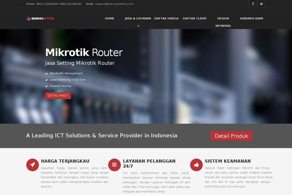 Truehost theme site design template sample