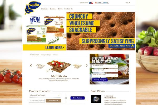 wasa theme websites examples