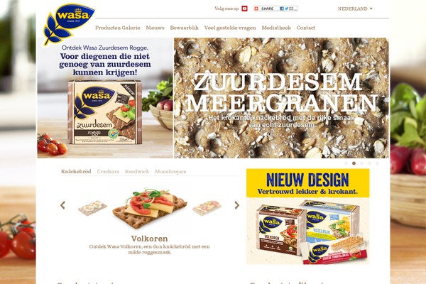 wasa.nl site used Wasa