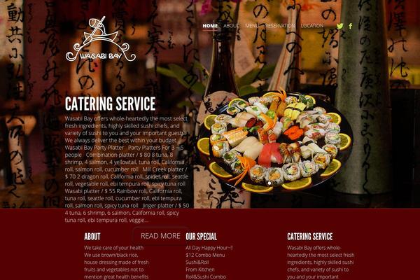 Fusion theme site design template sample