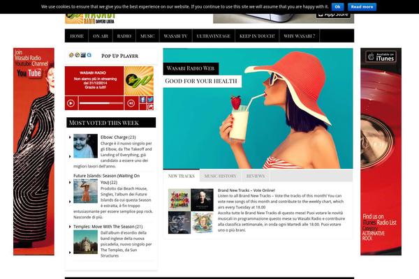 Site using Fullwidth-audio-player plugin