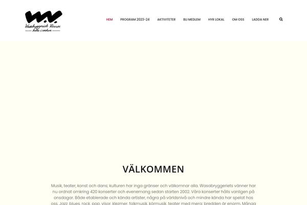 wasabryggeriet.se site used Uncode-pro