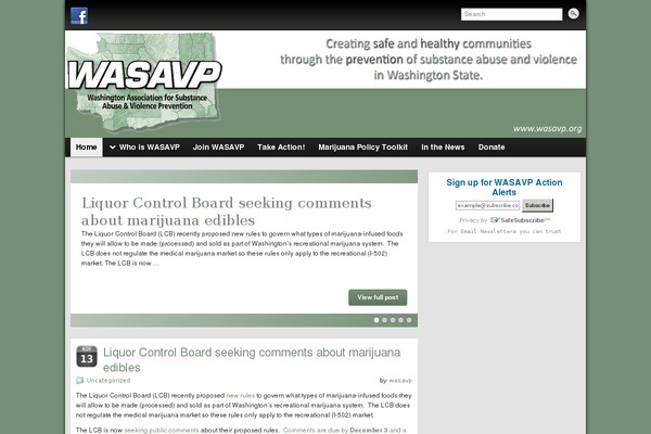 Site using Constant Contact WordPress Widget plugin