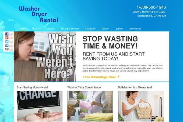Frontend theme site design template sample