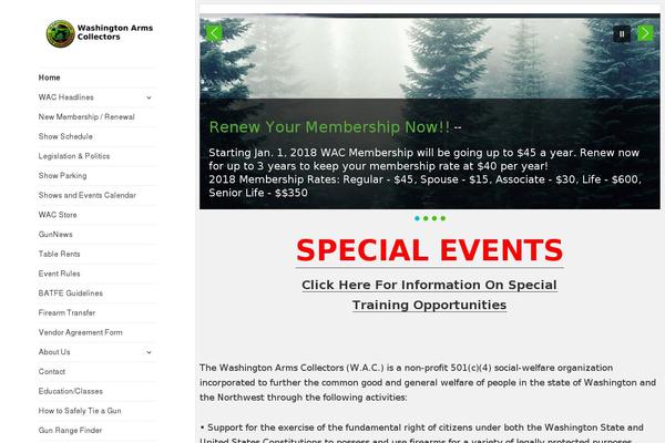Site using Parallax Scroll plugin