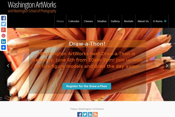 Site using Awesome Social Icons plugin