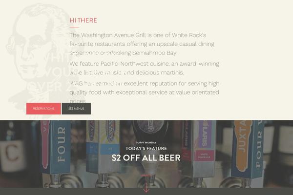 washingtonavenuegrill.com site used Wag