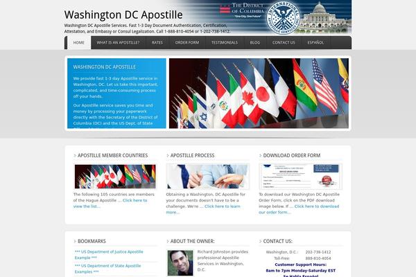 Enterprise theme site design template sample