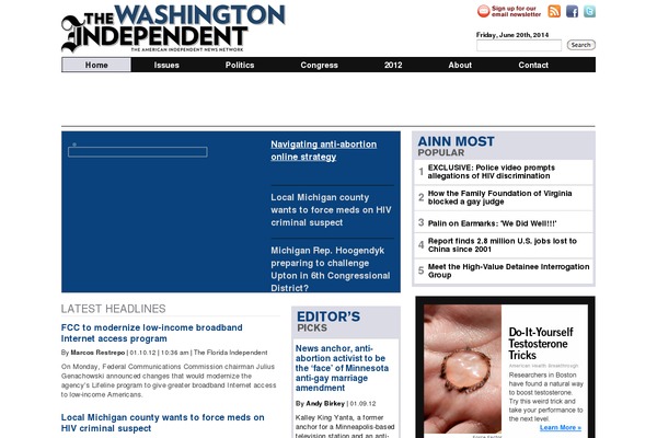 washingtonindependent.com site used Theindependent