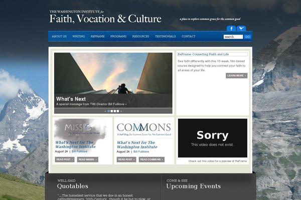 washingtoninst.org site used Twi