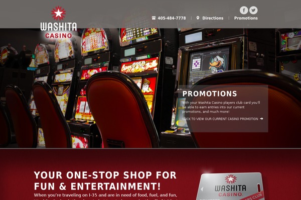 washitacasino.com site used Chickasaw