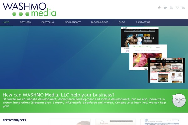 Circles theme site design template sample