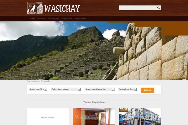 Realty theme site design template sample