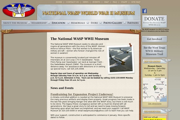 waspmuseum.org site used Wasp