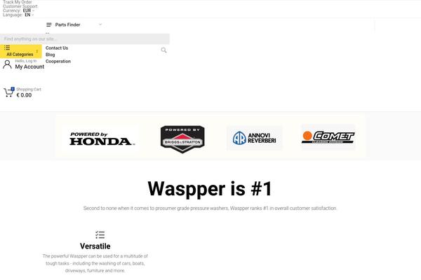 Site using Redparts-sputnik plugin