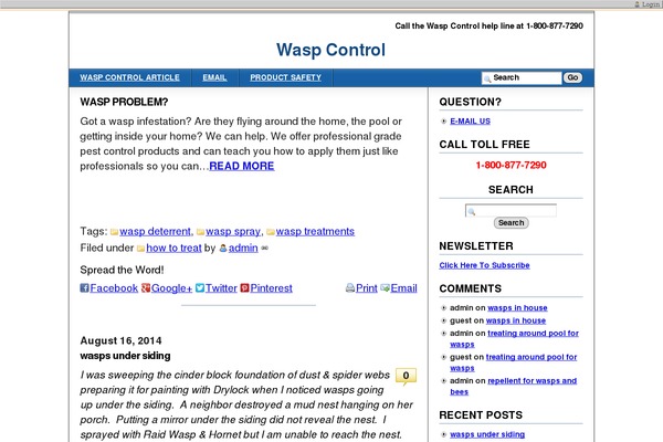 Site using Democracy plugin