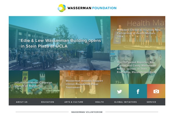 wassermanfoundation.org site used Raygun-master