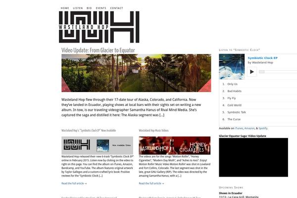 Thesis 1.8 theme site design template sample