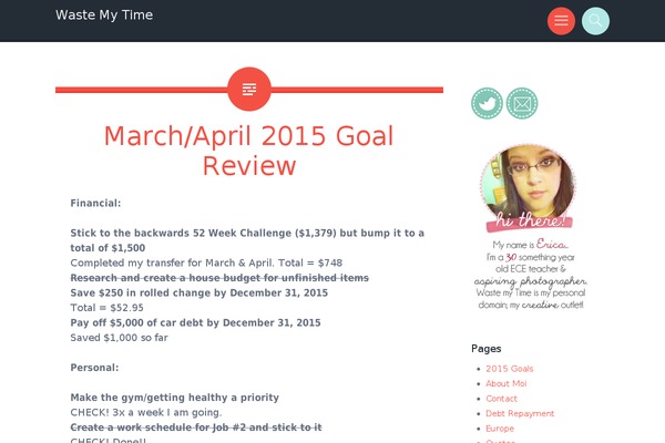wastemytime.ca site used Sorbet