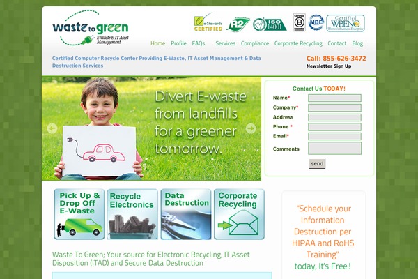 Ecobiz theme site design template sample