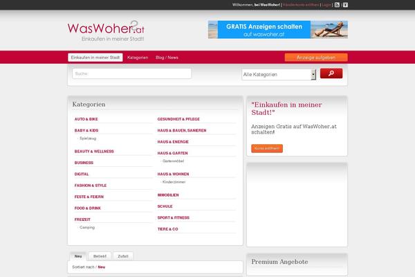Site using Storefront-powerpack plugin