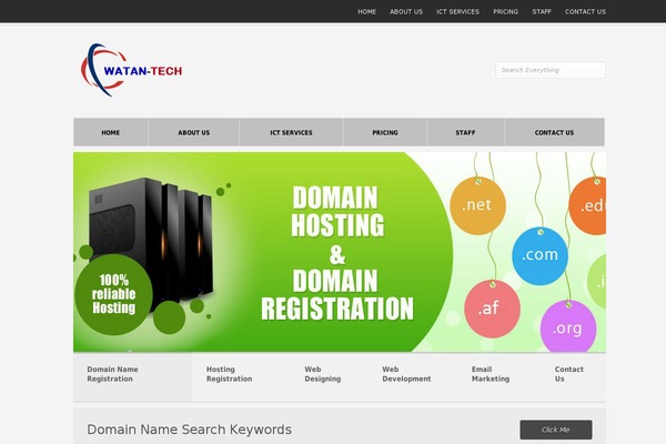 Site using Ajax Domain Checker plugin