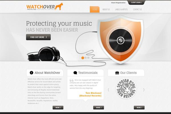 Starkers theme site design template sample