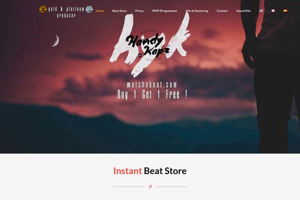 Impreza Child theme site design template sample