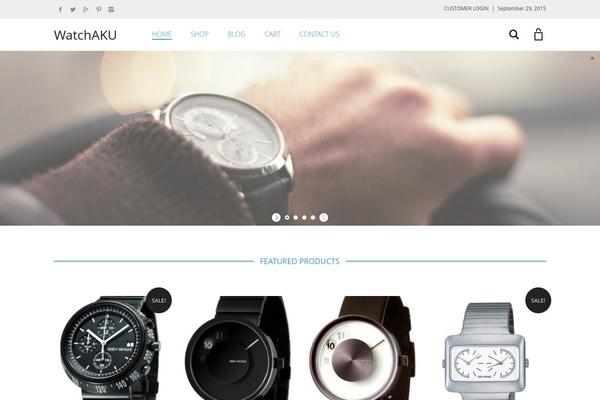 Aurum theme site design template sample