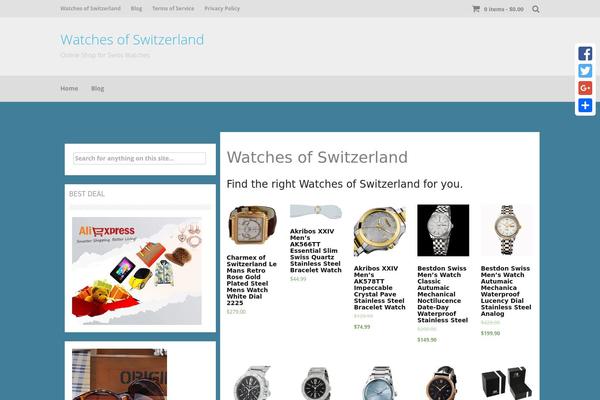 Market theme site design template sample