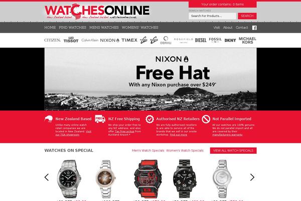 Custom theme site design template sample