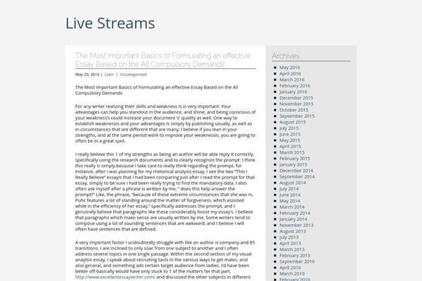 Simple and Clean theme site design template sample