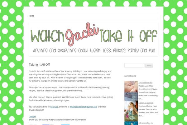 Twenty Twelve theme site design template sample