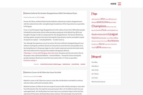 Gaga Lite theme site design template sample