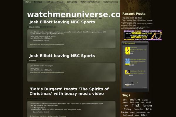 Organic theme site design template sample