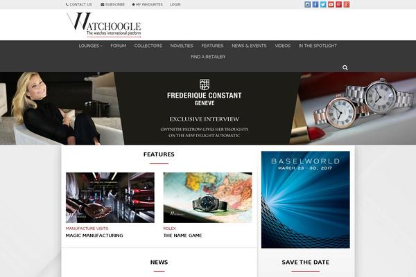watchoogle.com site used WooPress