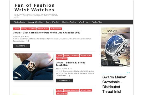 Iconic One theme site design template sample