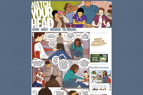 ComicPress theme site design template sample