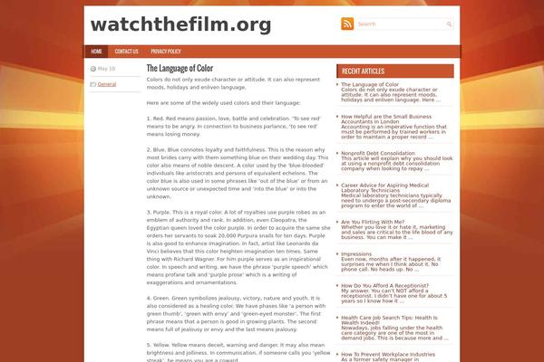 watchthefilm.org site used Nexia