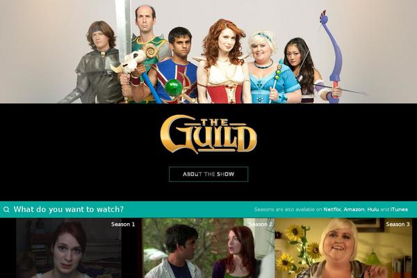 watchtheguild.com site used Theguild