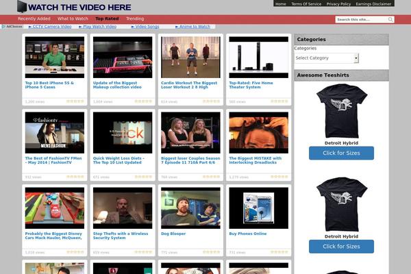 Covertvideopress theme site design template sample
