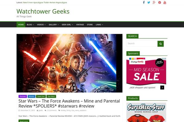 ColorMag theme site design template sample