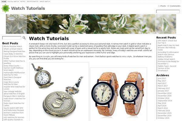 Iconic One theme site design template sample