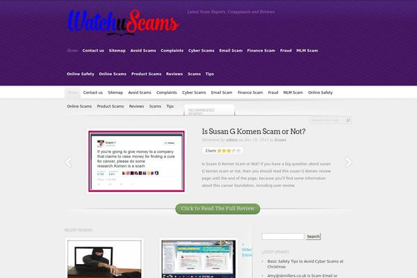 InReview theme site design template sample