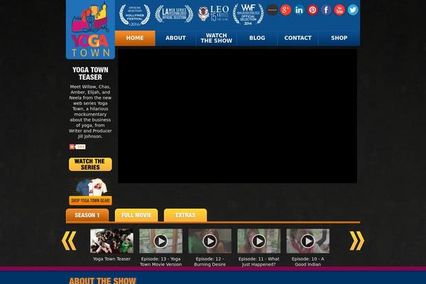 yogatown theme websites examples