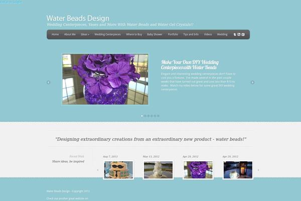Feather theme site design template sample