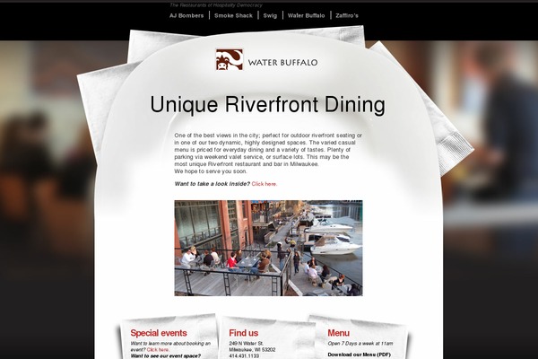 Hospitality theme site design template sample