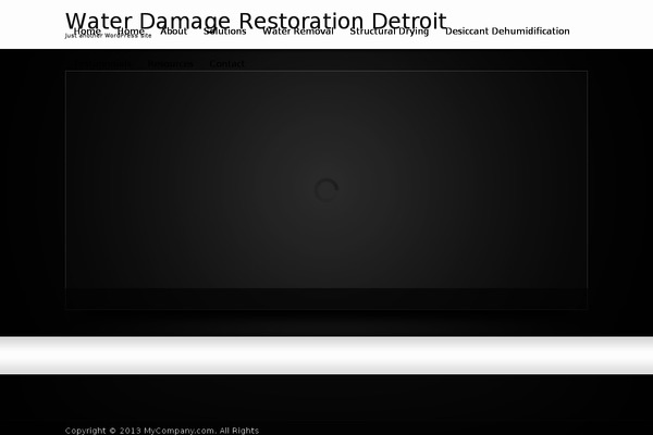 waterdamagerestorationdetroit.org site used Striking
