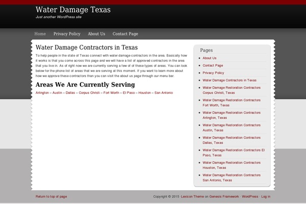 Lexicon Child Theme theme site design template sample