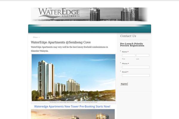 ElegantEstate theme site design template sample